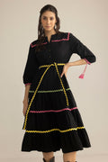 Carnival Sway Dress in Neon Dusk