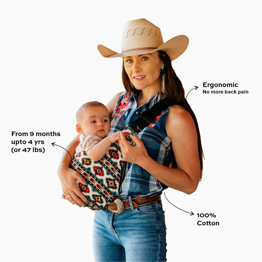 SnugTrail Cotton Baby Carrier in Desert Sand