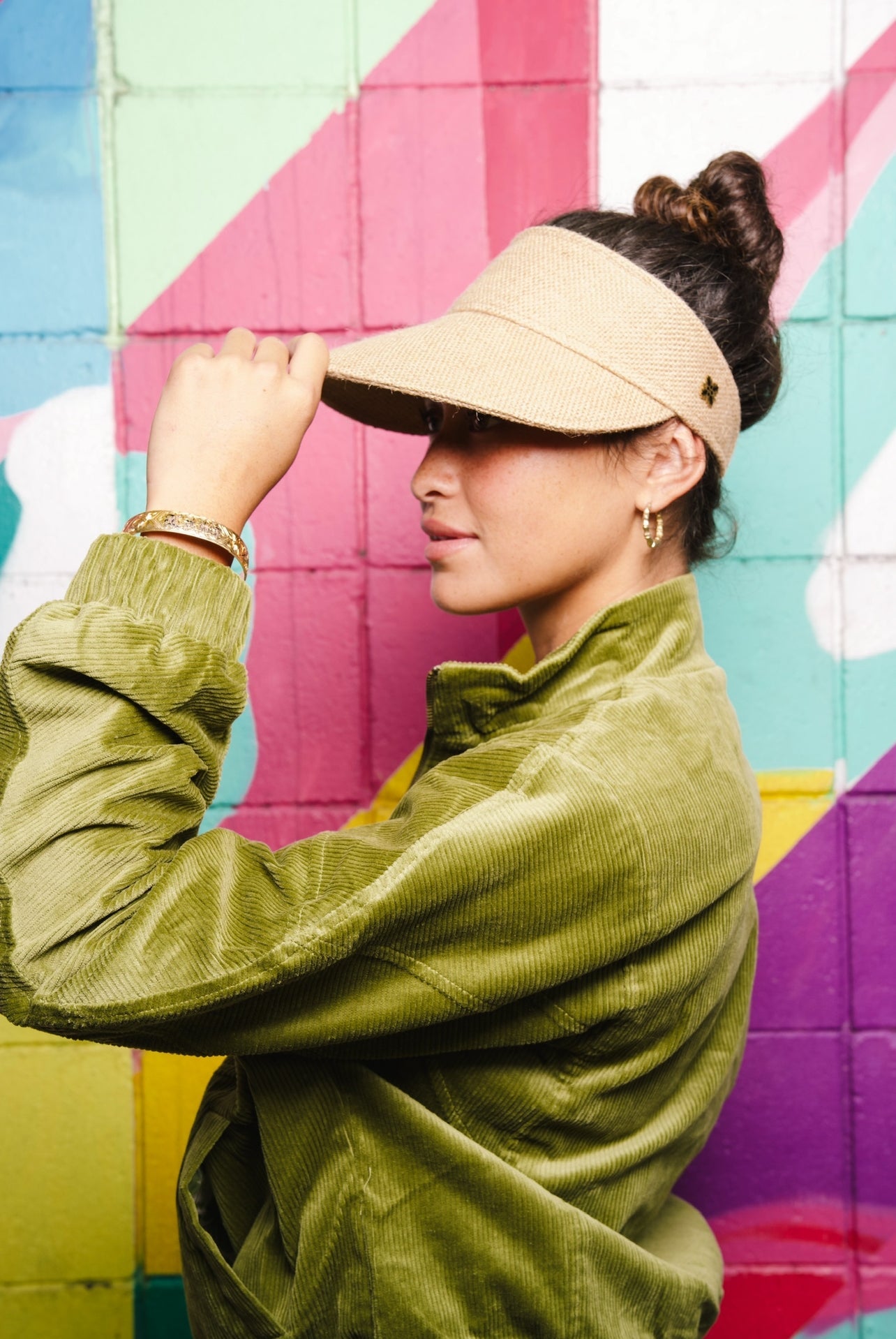 Sporty Spice Visor in Sahara