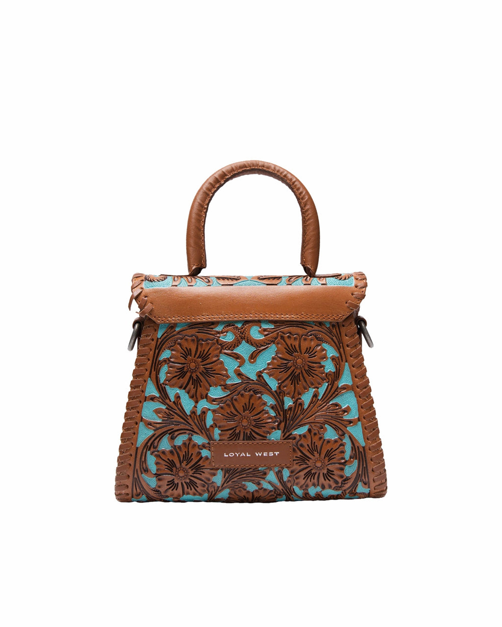 Loyal West Leon Mini Handle Purse - Whiskey & Water
