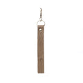 Russet Key Fob In Beige