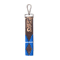 My Desert Dawn Key Fob In Blue & Brown
