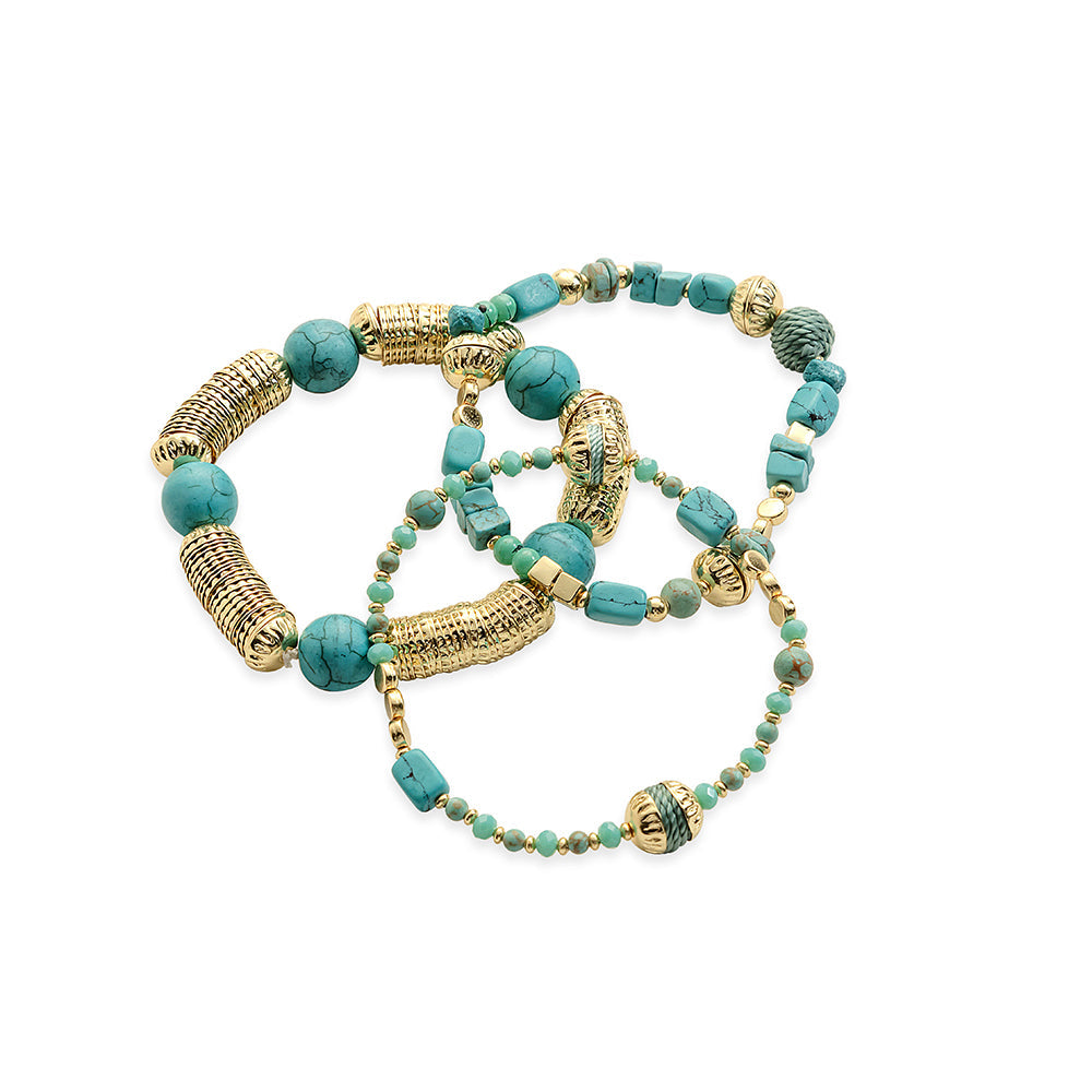 Fox Spring Stacked Bracelet
