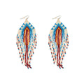 Strands of History Beaded Earrings