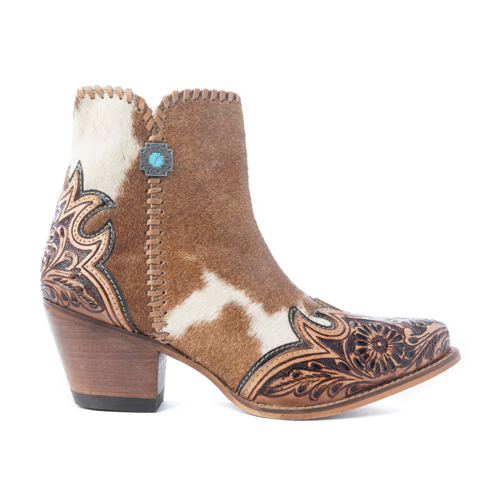 Mesa Hideaway Booties in Caramel
