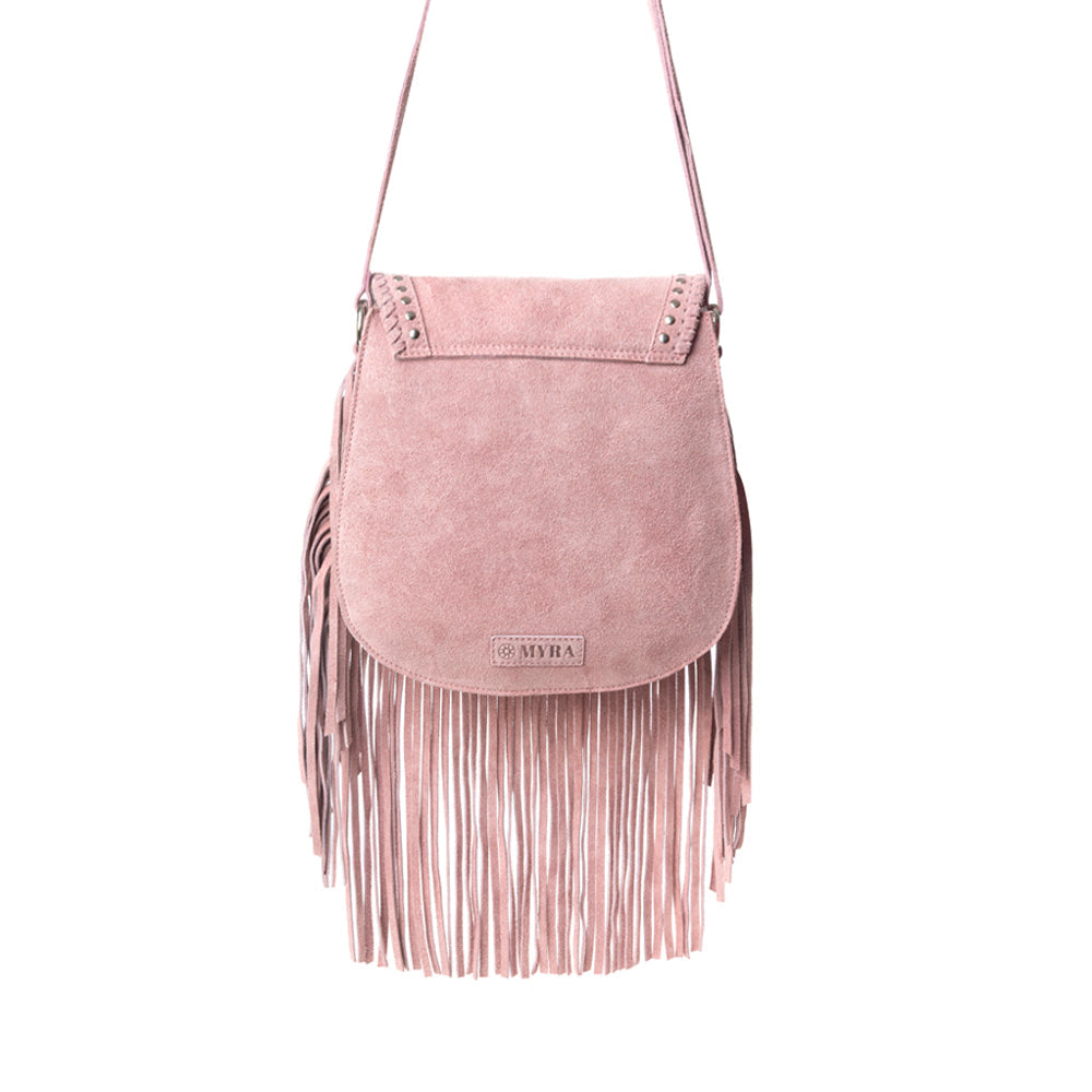 Myra Mojave Meadow Leather Bag in Old Rose