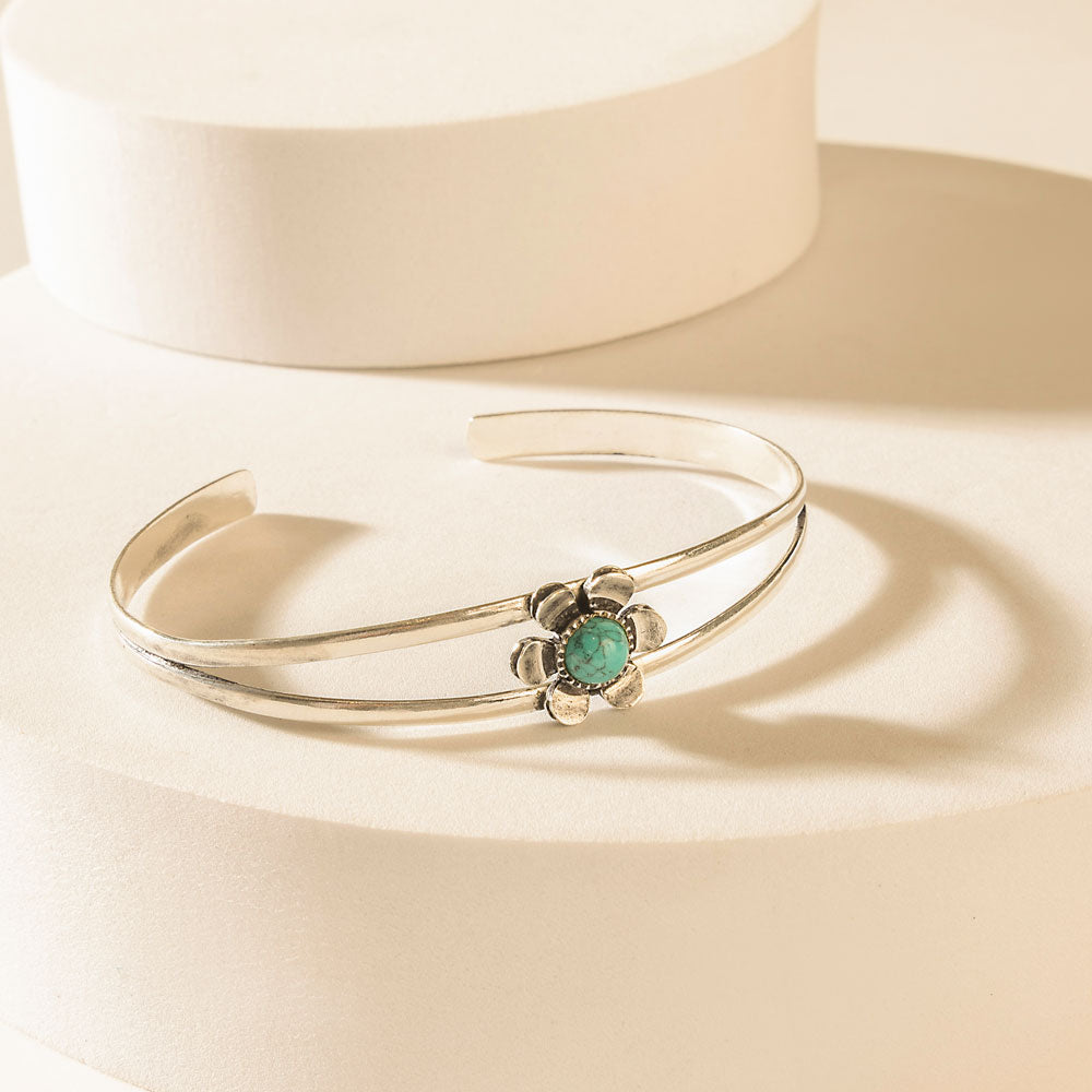 Myra Bloomtrail Cuff in Morning Silver