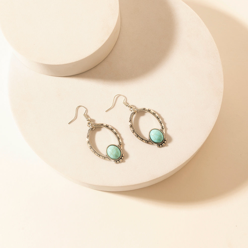 Myra Crescent Sky Earrings in Moon Blue