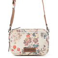Myra Meadow Song Cotton & Leather Crossbody Bag in Primrose Yellow