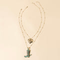 Myra Wild Star Stomping Necklace in Desert Turquoise
