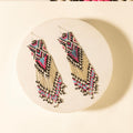 Myra Tidal treasure beaded earring in Ivory