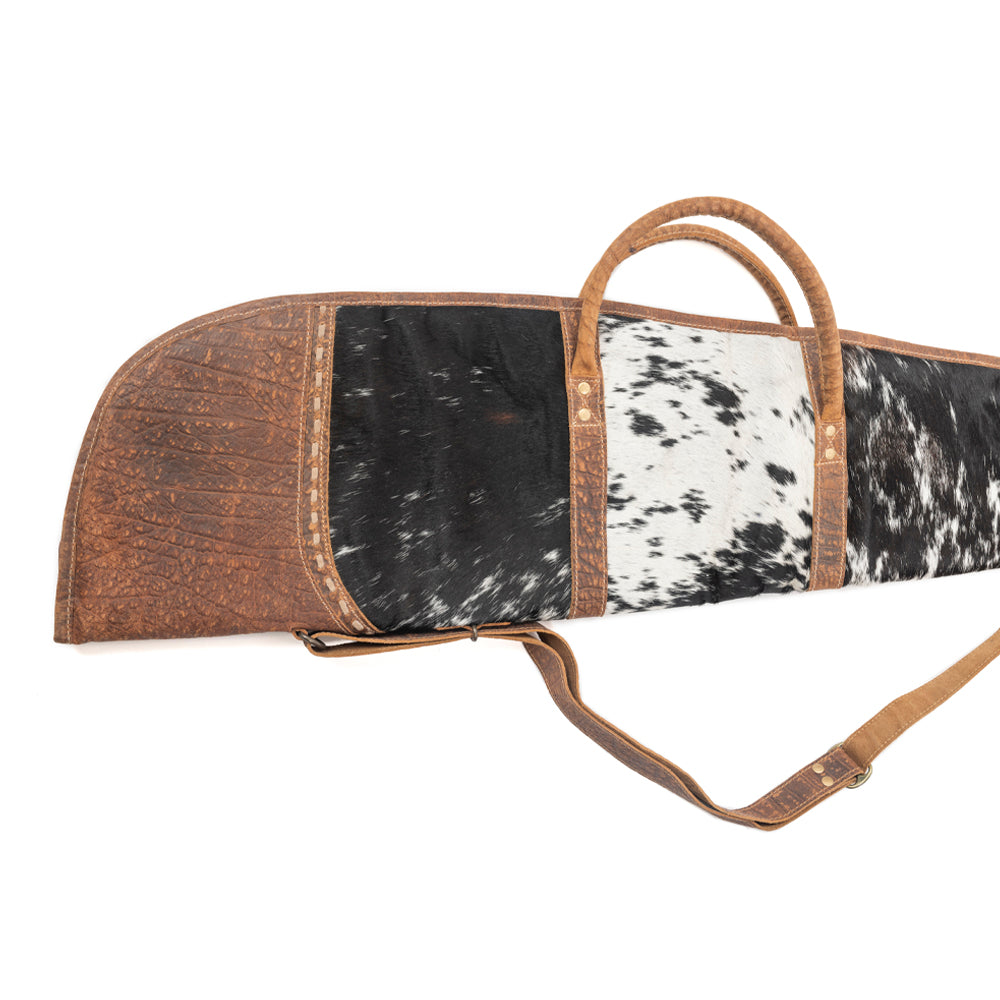 Wildhorn Hunter Leather Rifle Case in Smoky Hide