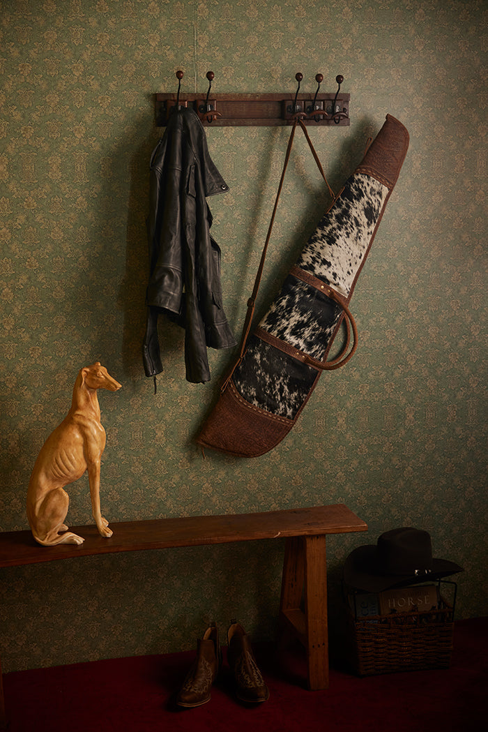 Wildhorn Hunter Leather Rifle Case in Smoky Hide